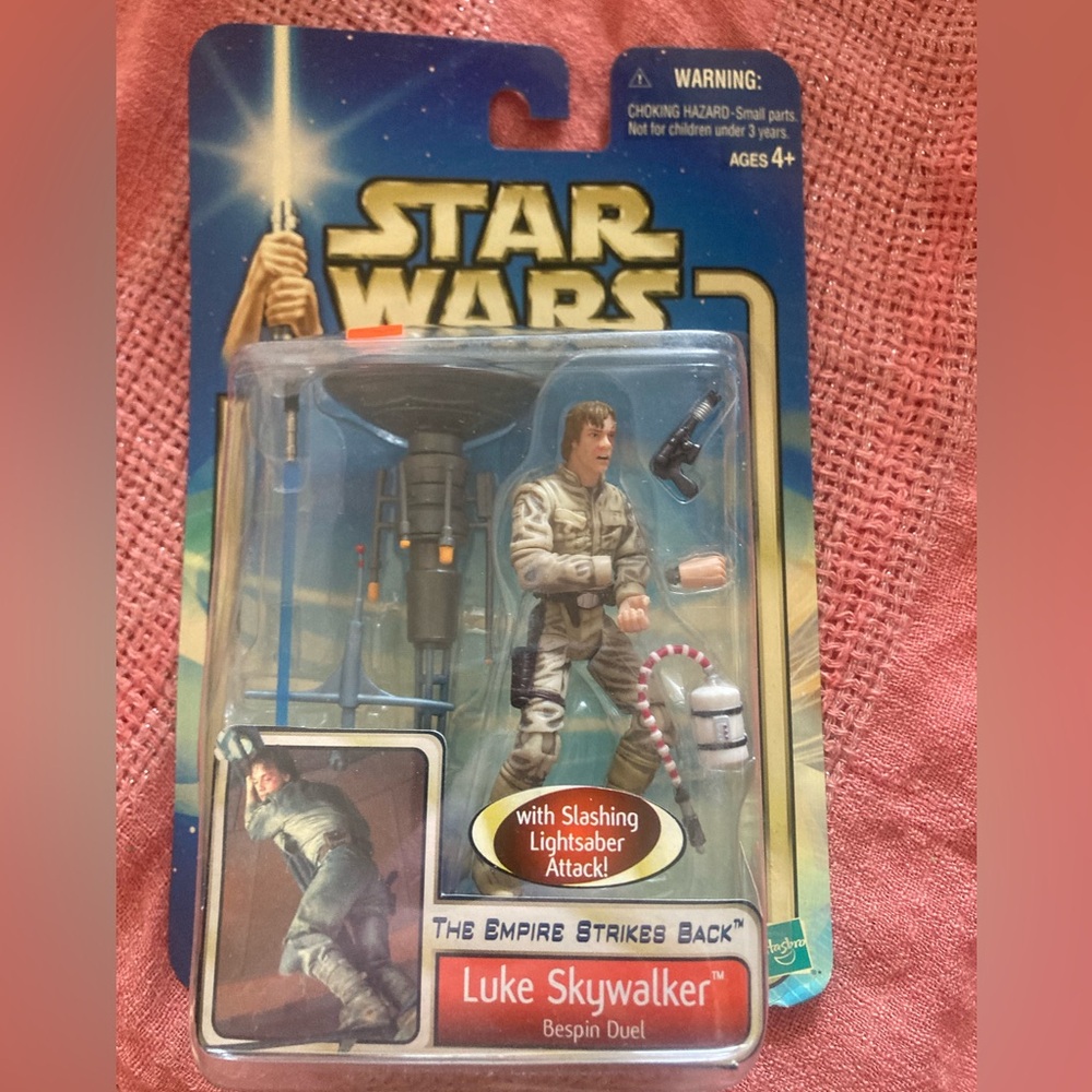 Star Wars Luke Skywalker Bespin Duel Action Figure - White, Beige, Black